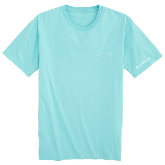 Marlin Crest Classic Tee - Aqua