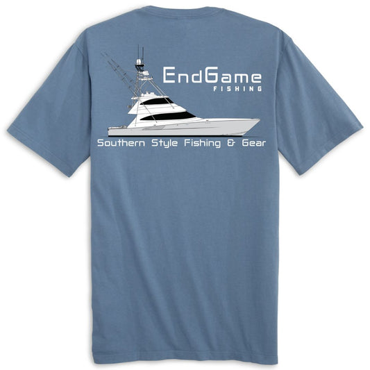 EndGame Offshore SportFish Pocket Tee - Slate Blue
