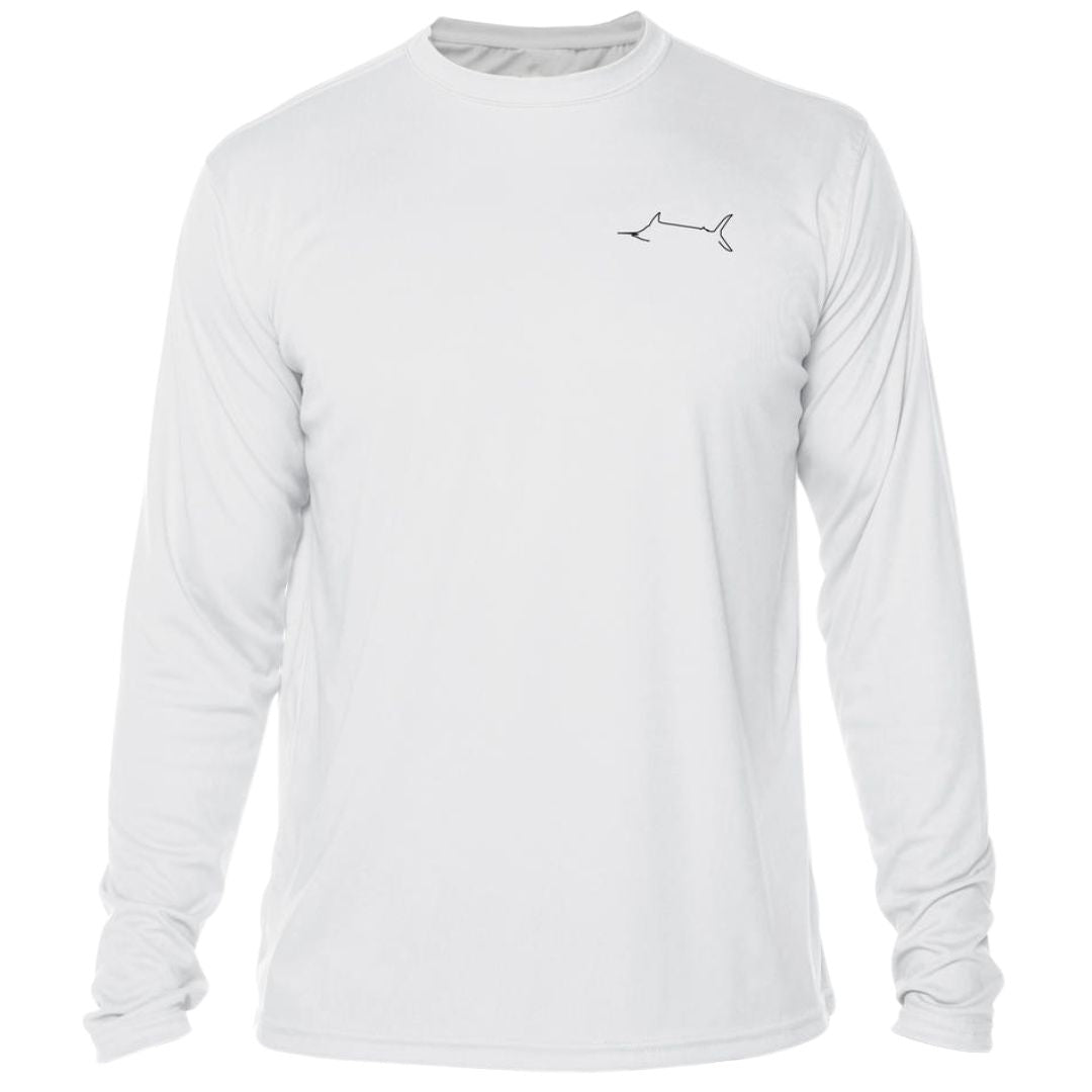 Marlin Crest Performance Shirt - White