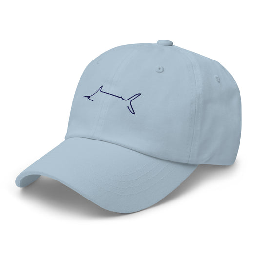 Marlin Crest Twill Hat - Coastal Blue